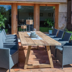 KENYA – Rectangular dining table in solid Recycled Teak