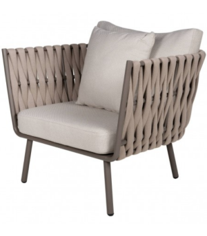 EDEN – Aluminum woven armchair - Image 2
