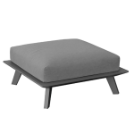 POSEIDON - Pouffe aluminium/polyester