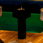 AMBRE - Powder Coated Aluminum Floor Lamp