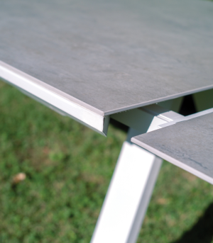 NEVERLAND – Mesa de comedor extensible de cerámica para 8 a 14 personas - Imagen 5