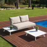 POSEIDON - Sofá de aluminio de 2 plazas