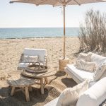 KO SAMUI – Set of 1 3-seater sofa and 2 armchairs in Sungkai wood