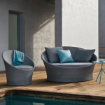 APOLLO - Sillón relax de aluminio y arnés con cojín