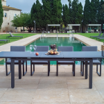THOR – Extendable rectangular dining table 240/296x100cm