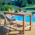 KENYA – High bar table 180cm in Recycled Teak