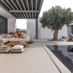 AMBRE - Ensemble de canapés 2 et 3 places en teck massif
