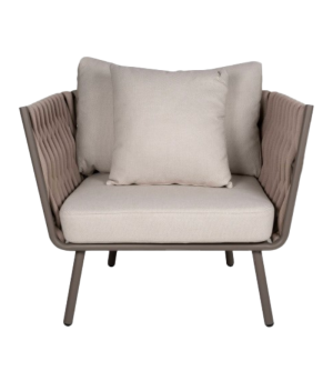 EDEN – Aluminum woven armchair