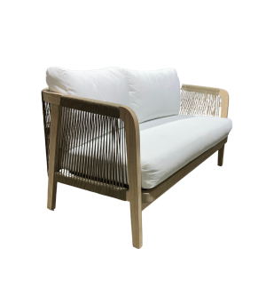 BORNEO - Pack 2 armchairs + 1 sofa 2 seats teak - Image 3