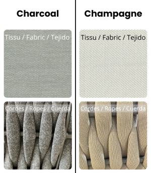 EDEN – 2-seater woven aluminum sofa - Image 7