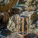 LUX – Solar Teak Lamp