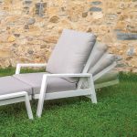ADELE - Aluminum recliner chair