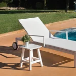 MESSINA - Table d'appoint en aluminium