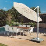FLUVIA - Pare-soleil Ø350cm avec housse d'hivernage