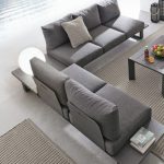 KEYS ISLAND - Canapé d'angle modulaire en aluminium