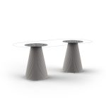 GATSBY - Table rectangulaire - Double base