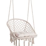ST LUCIE COLLECTION – Macramé Hanging Chair with Cushion