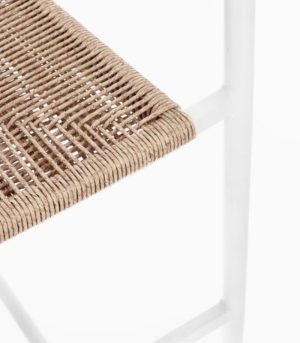 MARTINIQUE - Tabouret de bar empilable en fibre torsadée et aluminium – Image 2