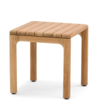 ARUNA – Square teak side table 45cm