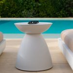 NEXO – Minimalist full aluminum side table