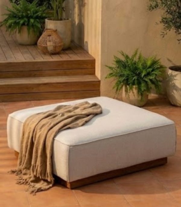 PERLE - Repose-pieds pour ottoman