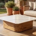 PERLE – Square Coffee Table 90x90