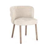ILMA - Fauteuil design en chêne et acier intérieur