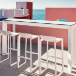 FRAME – Aluminum high bar table (h:105cm)