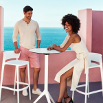 MARI-SOL – High bar table (h:105cm) with optional top