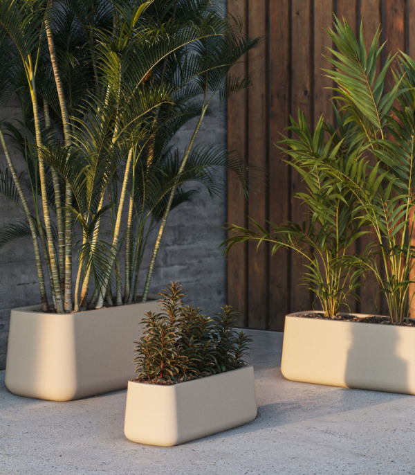 ULM – High round minimalist design planter